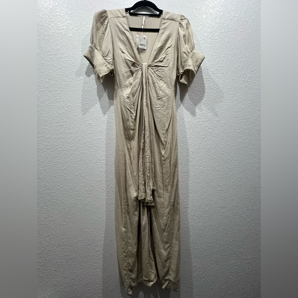 Free People Cream Midi Dress